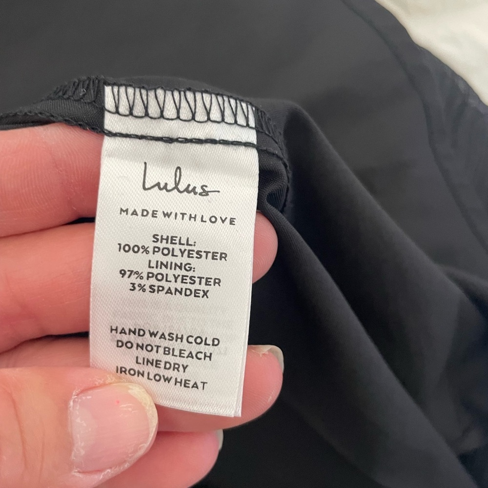 Lulu's Black Midi Dress - Picture 14 of 14